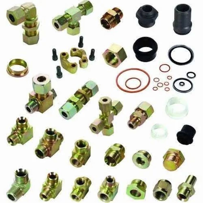 Crimped Hydraulic Hose Assembly with End Fittings